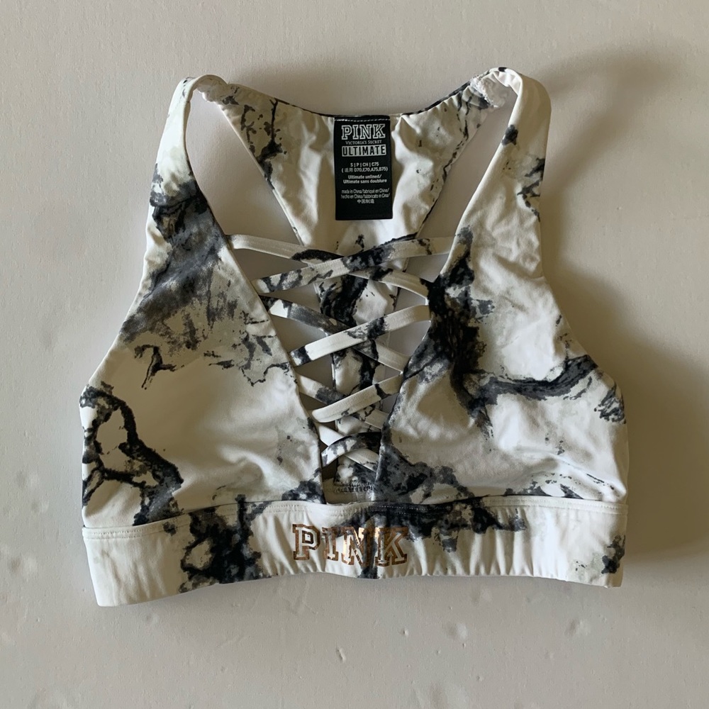Victoria’s Secret PINK Marble Sports Bra